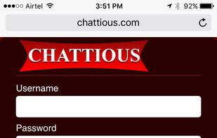 Chattious.com screenshot 1