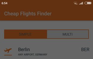 Cheap Flights - Flight Search app screenshot 1