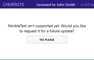 CheatKeys screenshot 2