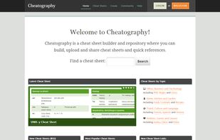 Cheatography screenshot 1