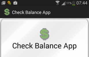 Check Balance App screenshot 1