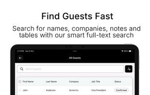 Customize your guest list