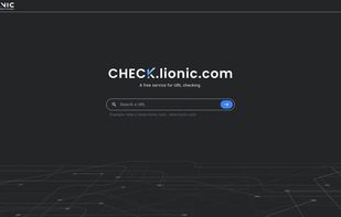 Check.lionic.com screenshot 1