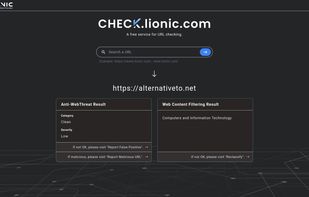 Check.lionic.com screenshot 1