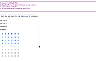 Checkbox Selector screenshot 1