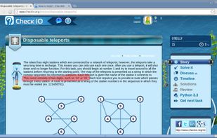 CheckIO screenshot 2