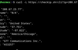 Curl command line usage