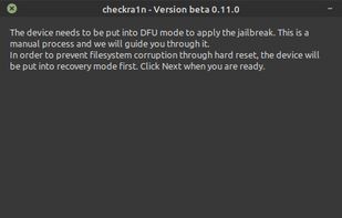 checkra1n screenshot 1