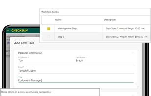 Approval workflows help to tighten internal controls and keep cash flow top of mind.