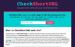 CheckShortURL screenshot 1