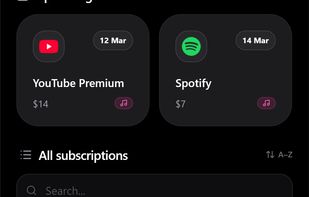 CheckUrSubs screenshot 3