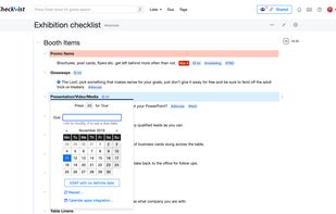 Set priorities and due dates