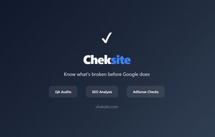 Cheksite screenshot 1