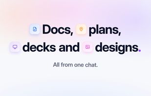 Ask Cheqq to create Docs, Plans, Decks and Designs all from one chat