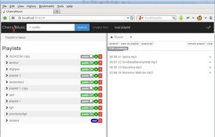 CherryMusic screenshot 3
