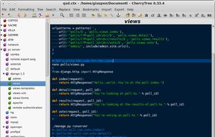 CherryTree screenshot 1