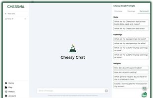 Ask your AI chess tutor anything about openings, principles, or get personalized insights based on your actual games - transforming how players learn chess tactics and strategy.