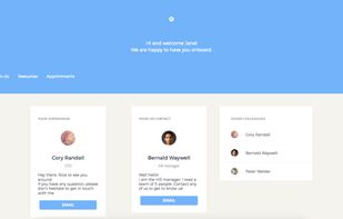 The new hire dashboard