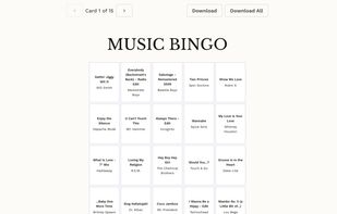 Chirp Chirp: Music Bingo screenshot 1