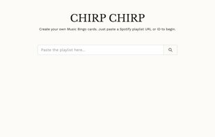 Chirp Chirp: Music Bingo screenshot 1