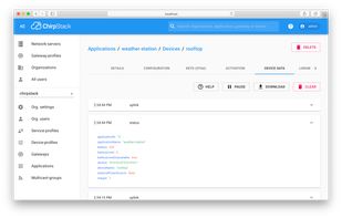 ChirpStack screenshot 2