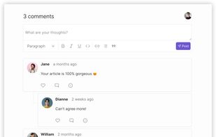 An example of Chirpy embedded comment widget