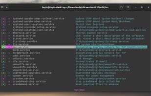 chkservice screenshot 1