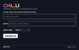 chl.li user interface