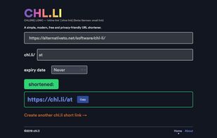 shortened chl.li link