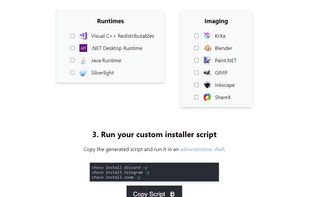 Chocosetup screenshot 1