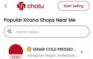 chotu buyer application inteface