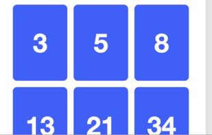 Planning Poker Cardset