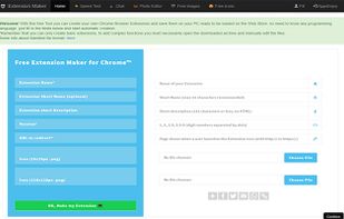 Chrome Extension Maker screenshot 1