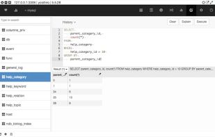 Chrome MySQL Admin screenshot 3