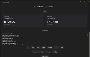 Chrono Mock screenshot 1