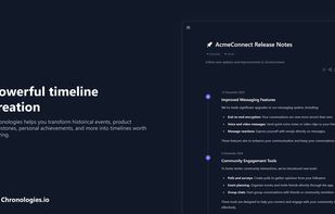 Chronologies screenshot 1