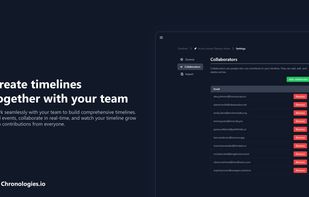 Chronologies screenshot 2