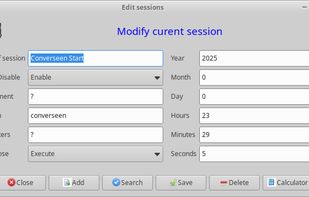 The sessions manager