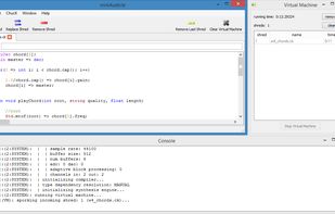 miniAudicle is a part of ChucK bundle - it's an IDE.