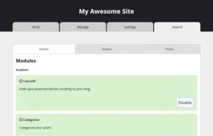 Chyrp Lite screenshot 1
