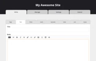 Chyrp Lite screenshot 1
