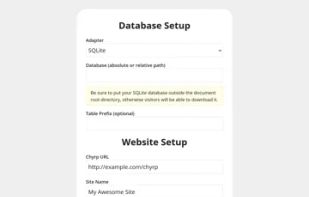 Chyrp Lite screenshot 2
