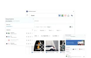 Connect multiple DAM, PIM, and cloud storage systems, then search across them all in one place. Browse folders, filter, and save favorites from any source for quick access.
