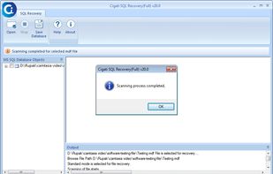 Cigati SQL Recovery screenshot 1