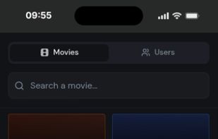 search page with lists