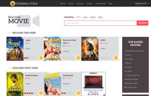 Cinemalytics - The Bollywood Movie Database screenshot 1