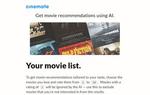 Cinemate screenshot 1
