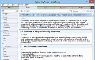 CintaNotes screenshot 1