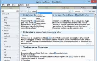 CintaNotes screenshot 2