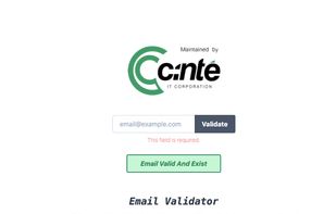 CiNTe Email Validator screenshot 1